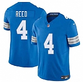 Men & Women & Youth Detroit Lions #4 D.J. Reed Blue 2025 F.U.S.E. Vapor Limited Stitched Jersey,baseball caps,new era cap wholesale,wholesale hats